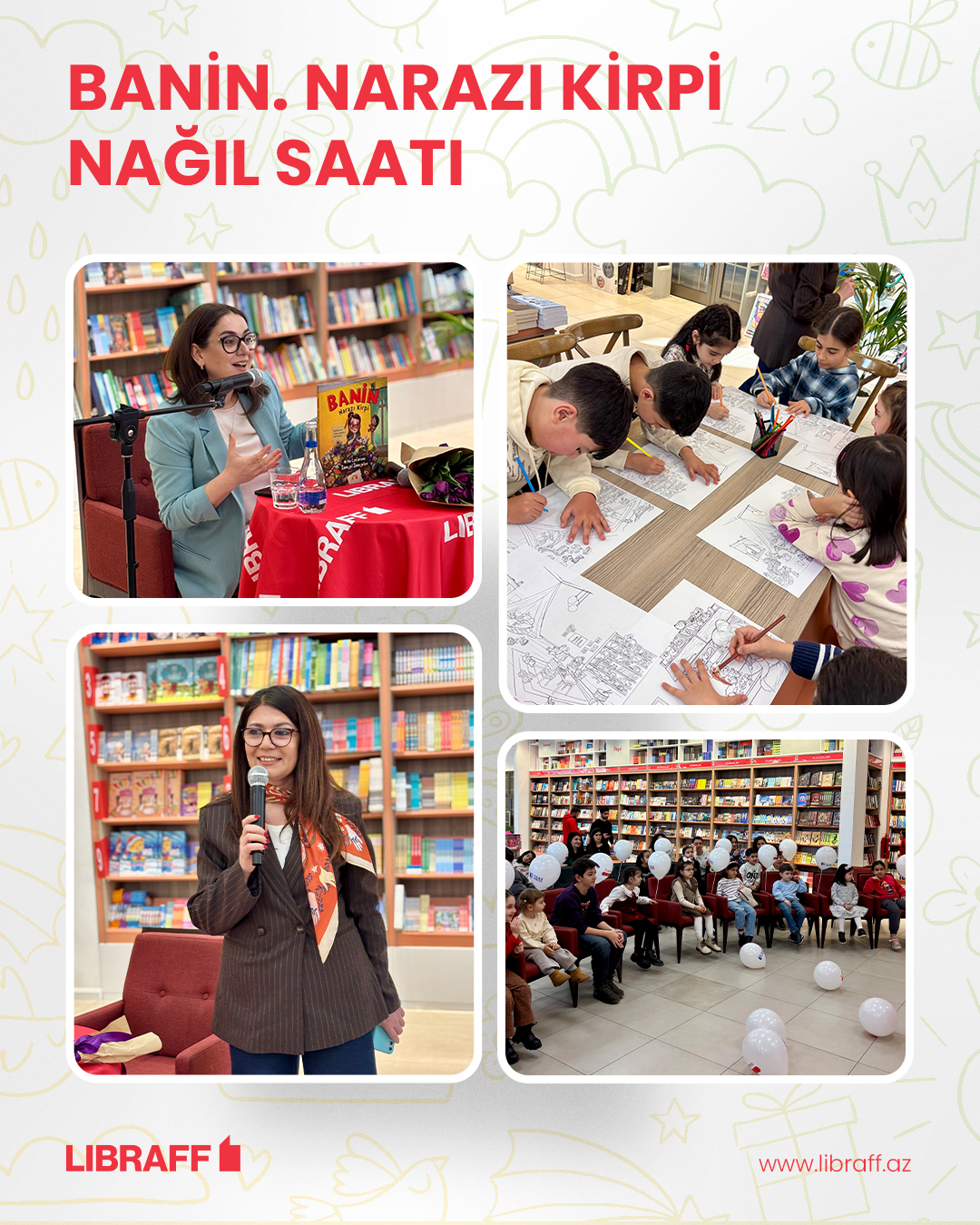 İlk nağıl saatı. Banin. Narazı kirpi