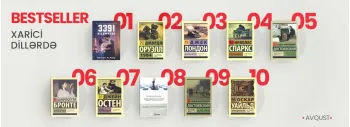 libraff bestseller avqust 2024 en cox satilanlar xarici dillerde xarici dillərdə ən çox satılanların siyahısı