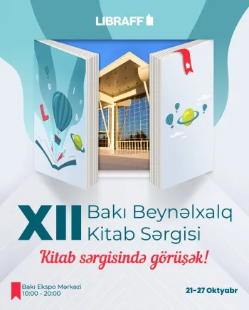 LIBRAFF, TEAS PRESS və “3 alma” XII Bakı Beynəlxalq Kitab Sərgisində iştirak edəcək